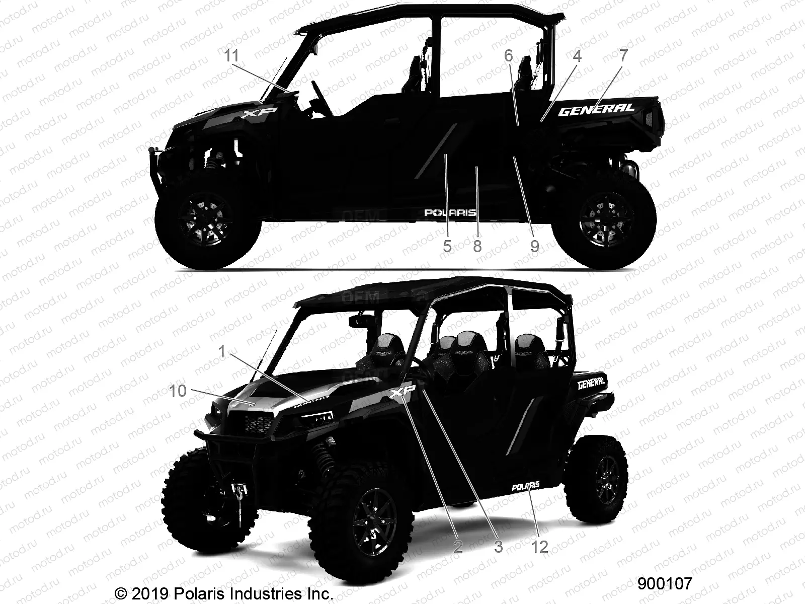 BODY | BODY, DECALS - G20GMJ99AP/BP (900107)