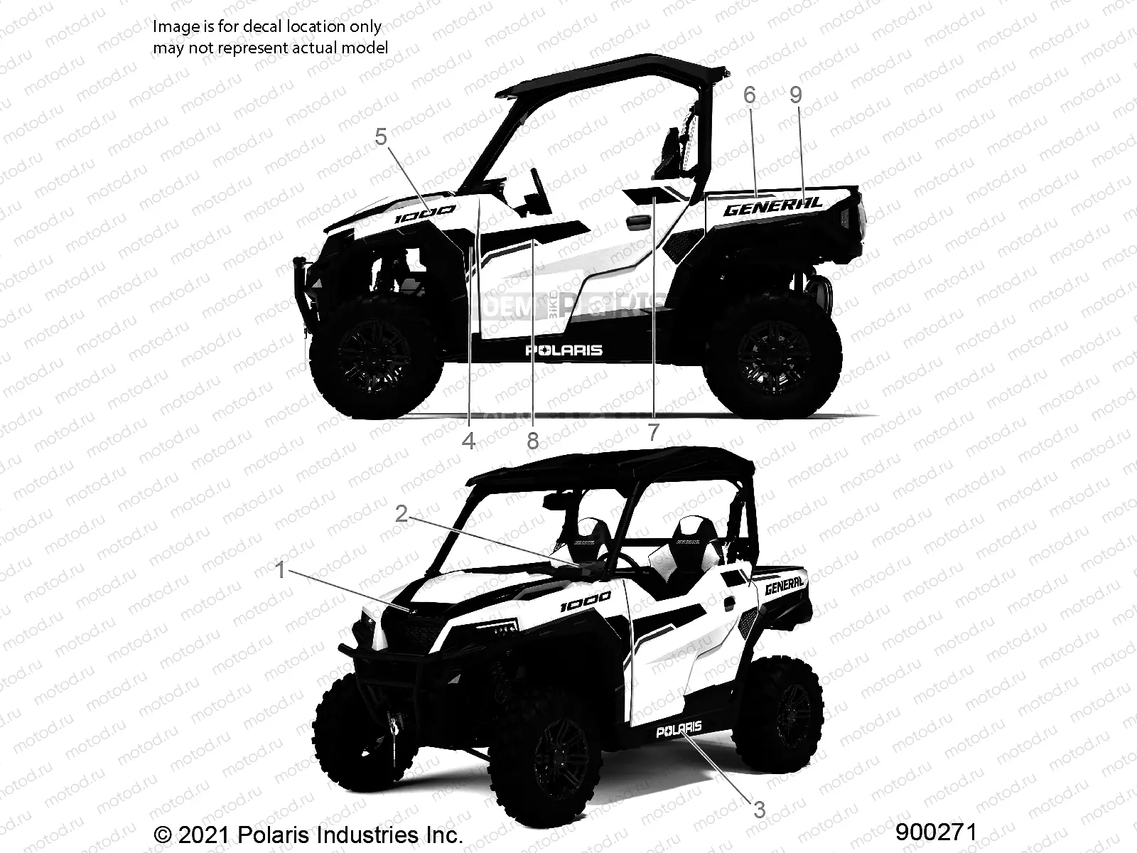 BODY | BODY, DECALS - G21GAJ99AC/BC (900271)