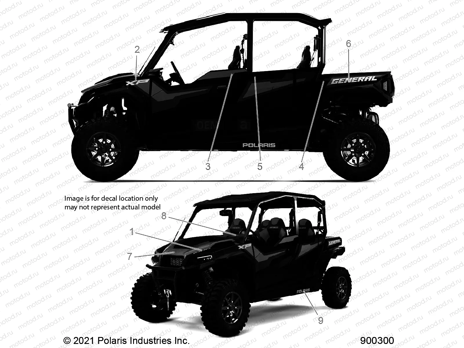 BODY | BODY, DECALS - G22GME99AJ/BJ (900300-01)