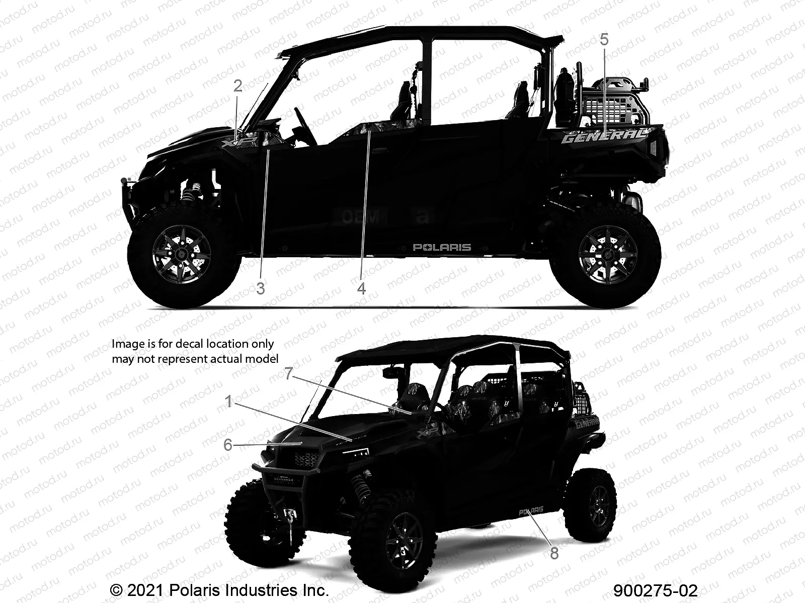 BODY | BODY, DECALS - G22GMH99AL/BL (900275-02)