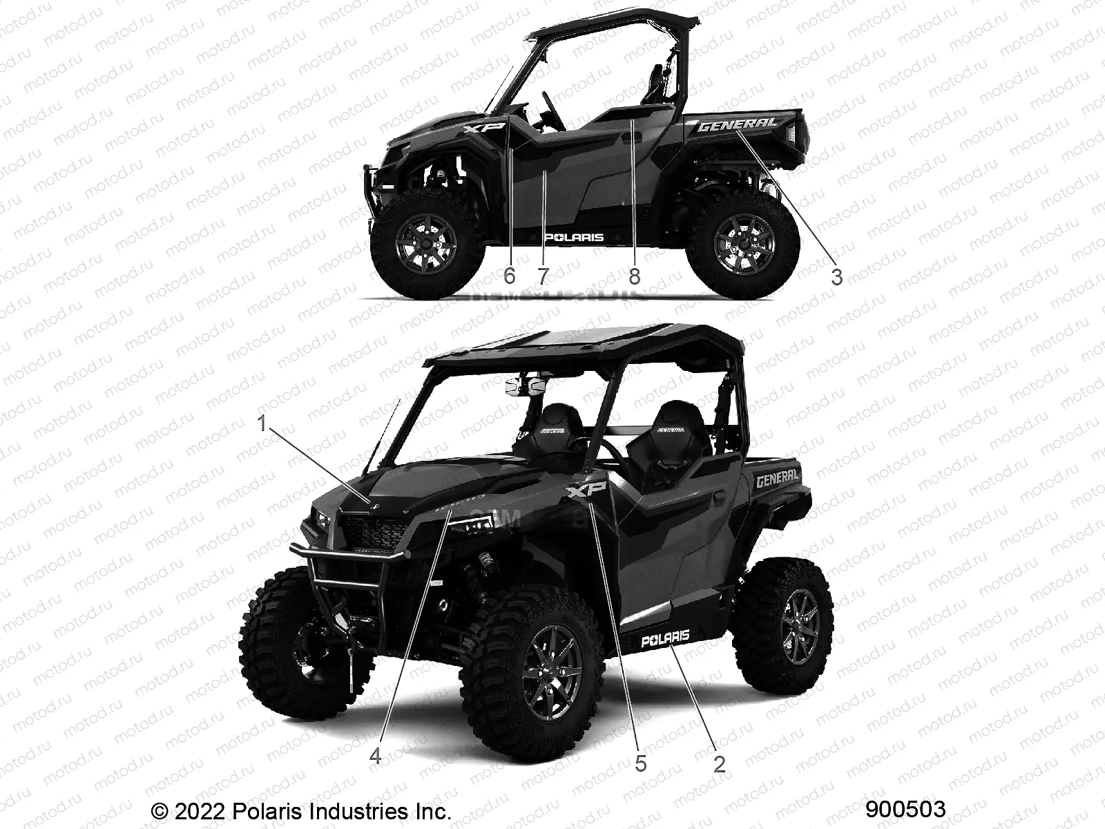 BODY | BODY, DECALS - G23GXK99AH/99BH (900503)