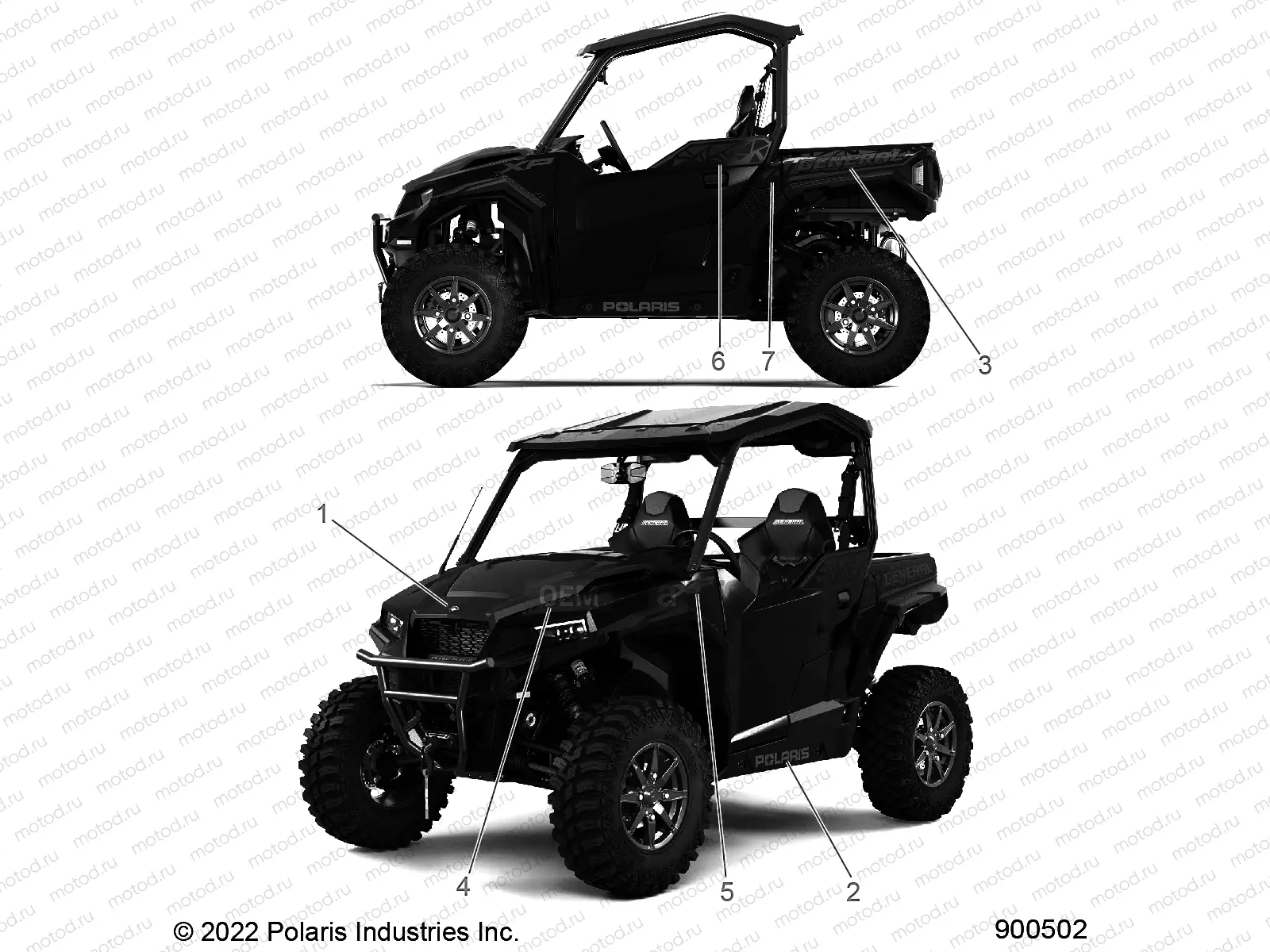 BODY | BODY, DECALS - G23GXK99AJ (900502)