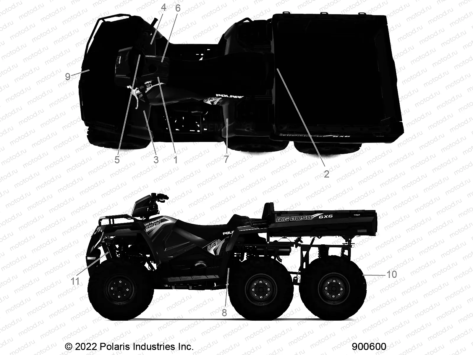 BODY | BODY, DECALS GENERAL - A23S6E57F1/FK (900600)