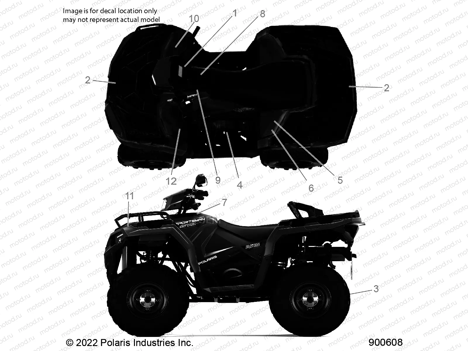 BODY | BODY, DECALS GENERAL - A23SEA57F1/T57C1/C2/F1 (900608)