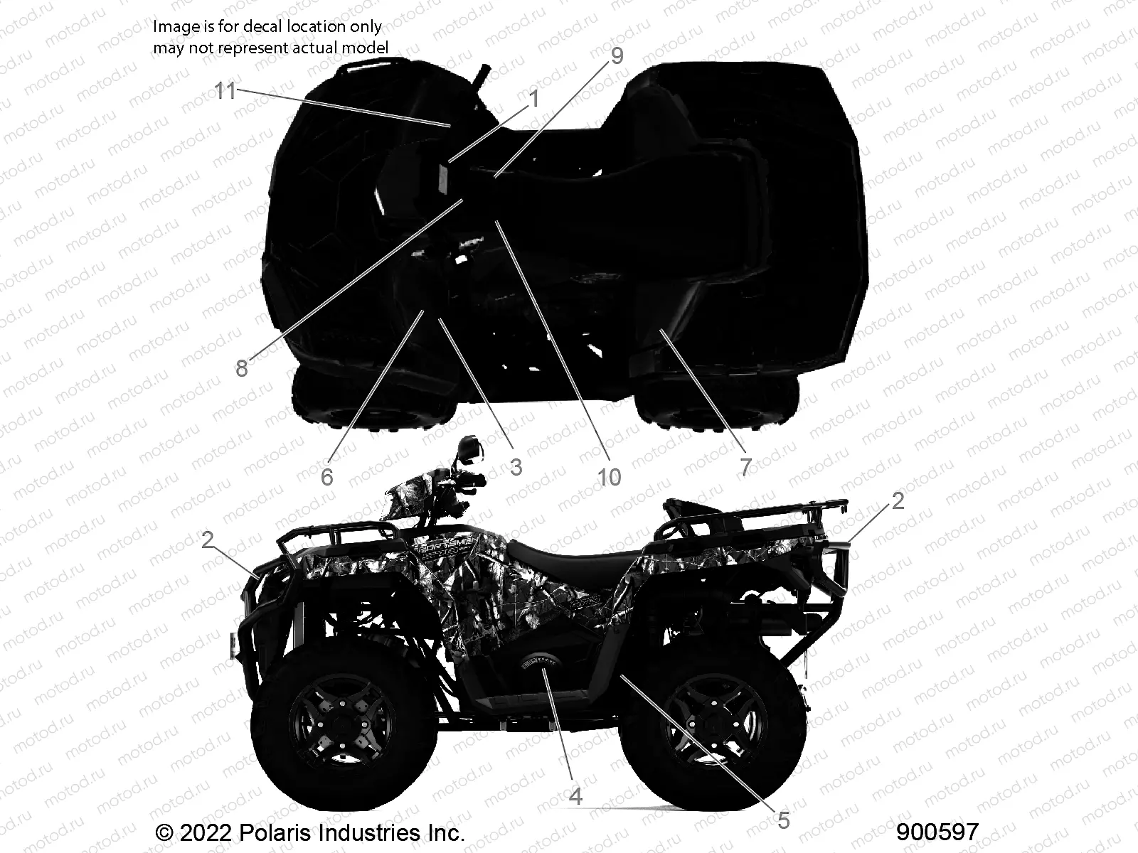 BODY | BODY, DECALS, GENERAL- A23SES57C9/F9 (900597)