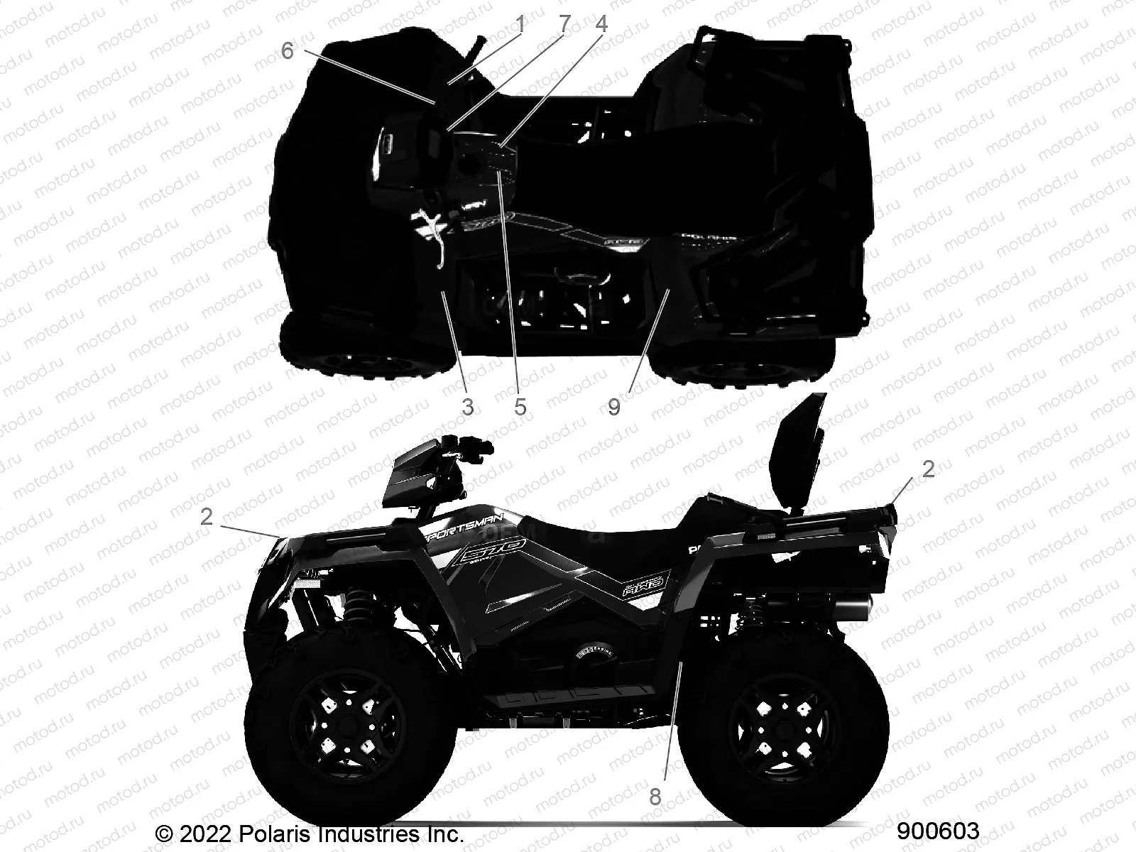 BODY | BODY, DECALS GENERAL - A23SJS57CX (900603)