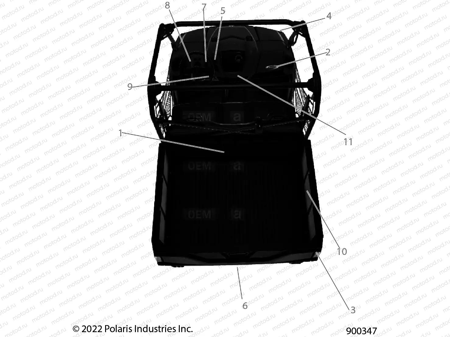 BODY | BODY, DECALS, GENERAL - R22CCA57B1/B7 (900347)