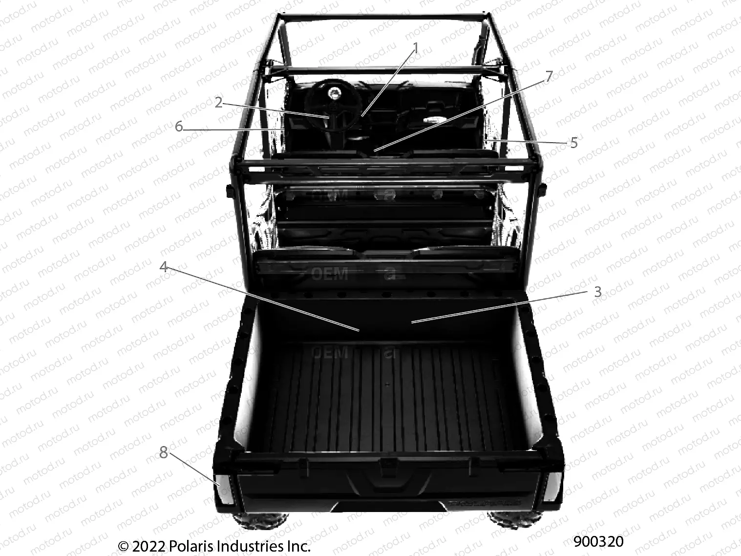 BODY | BODY, DECALS, GENERAL - R22M4U57B5 (900320)