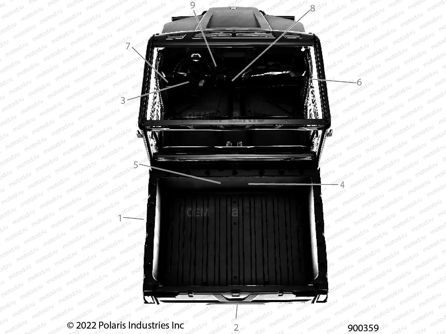 BODY | BODY, DECALS, GENERAL - R22MAU57B5 (900359)