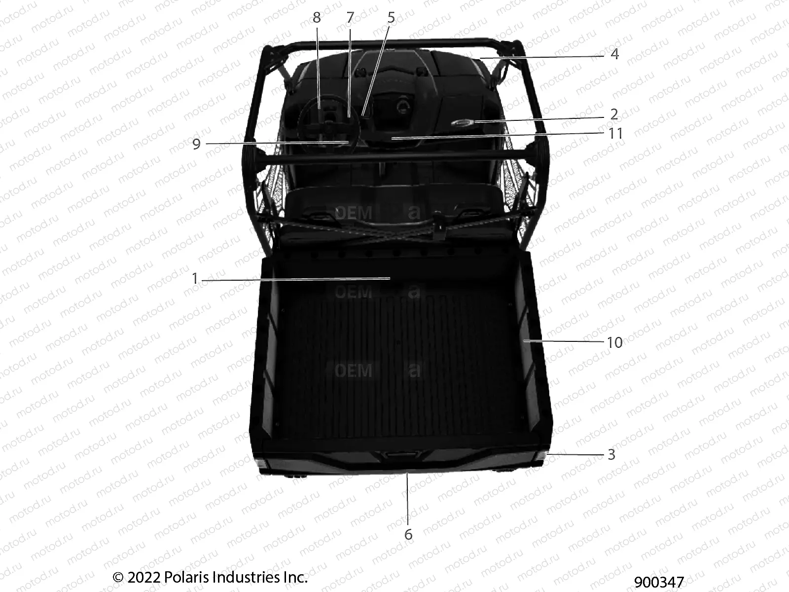 BODY | BODY, DECALS, GENERAL - R23CCA57A1/A7 (900347)