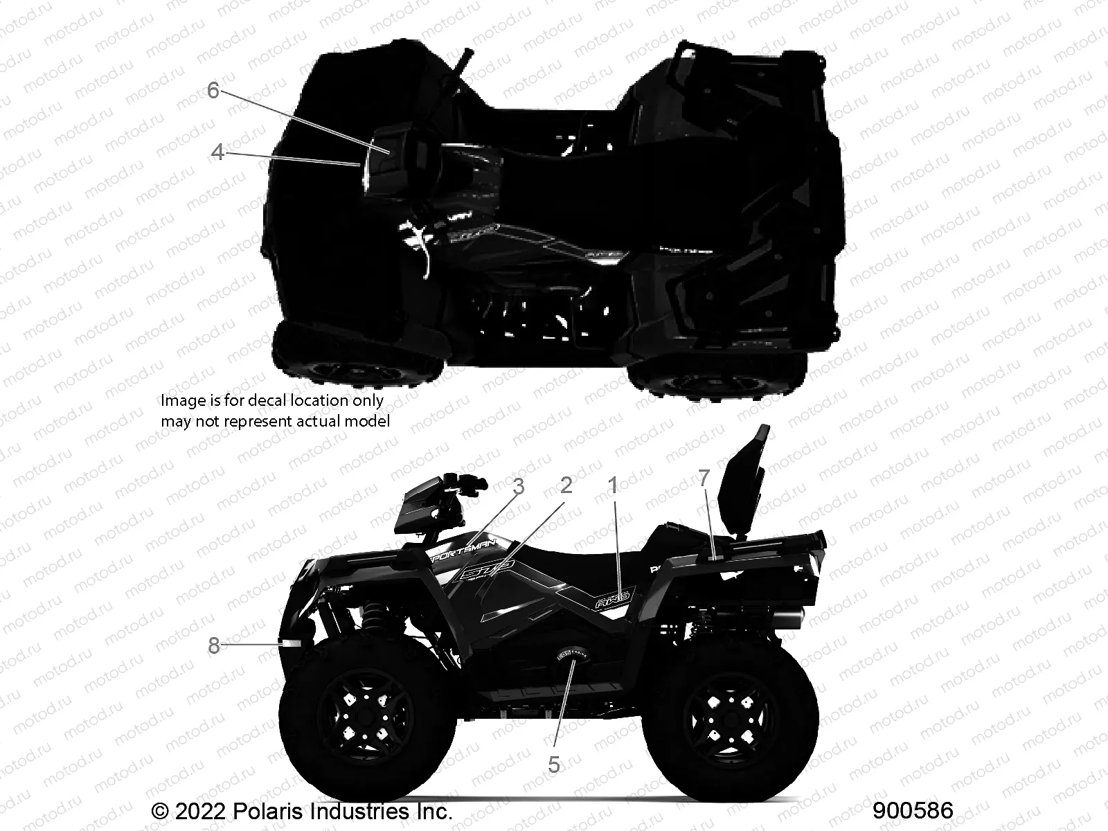 BODY | BODY, DECALS, GRAPHIC - A23SJE57AX (900586)