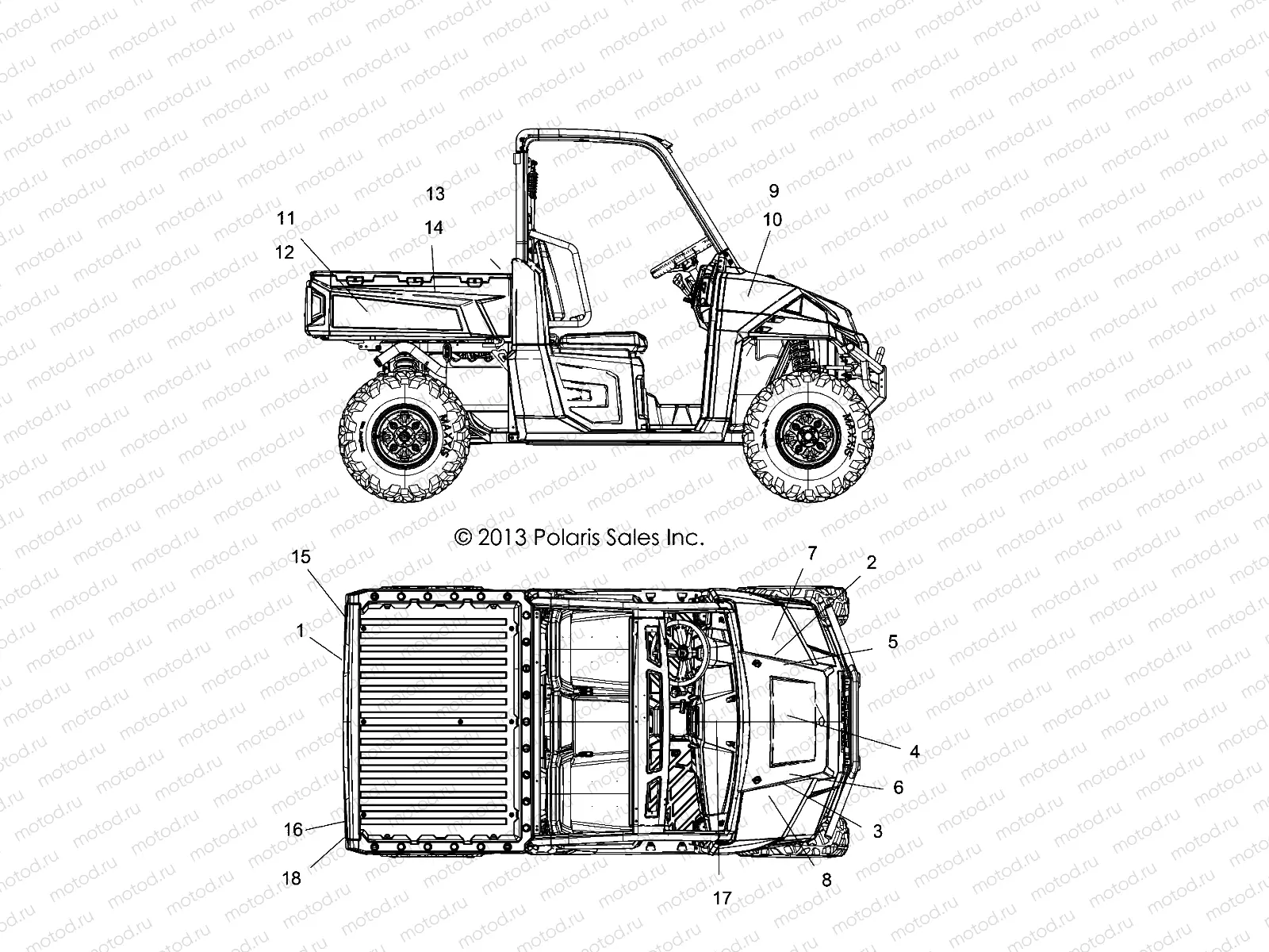BODY | BODY, DECALS, GRAPHIC - R14UH88/9E/9EAN/9EAI/9EAIC ALL OPTIONS (49RGRDECAL14900)