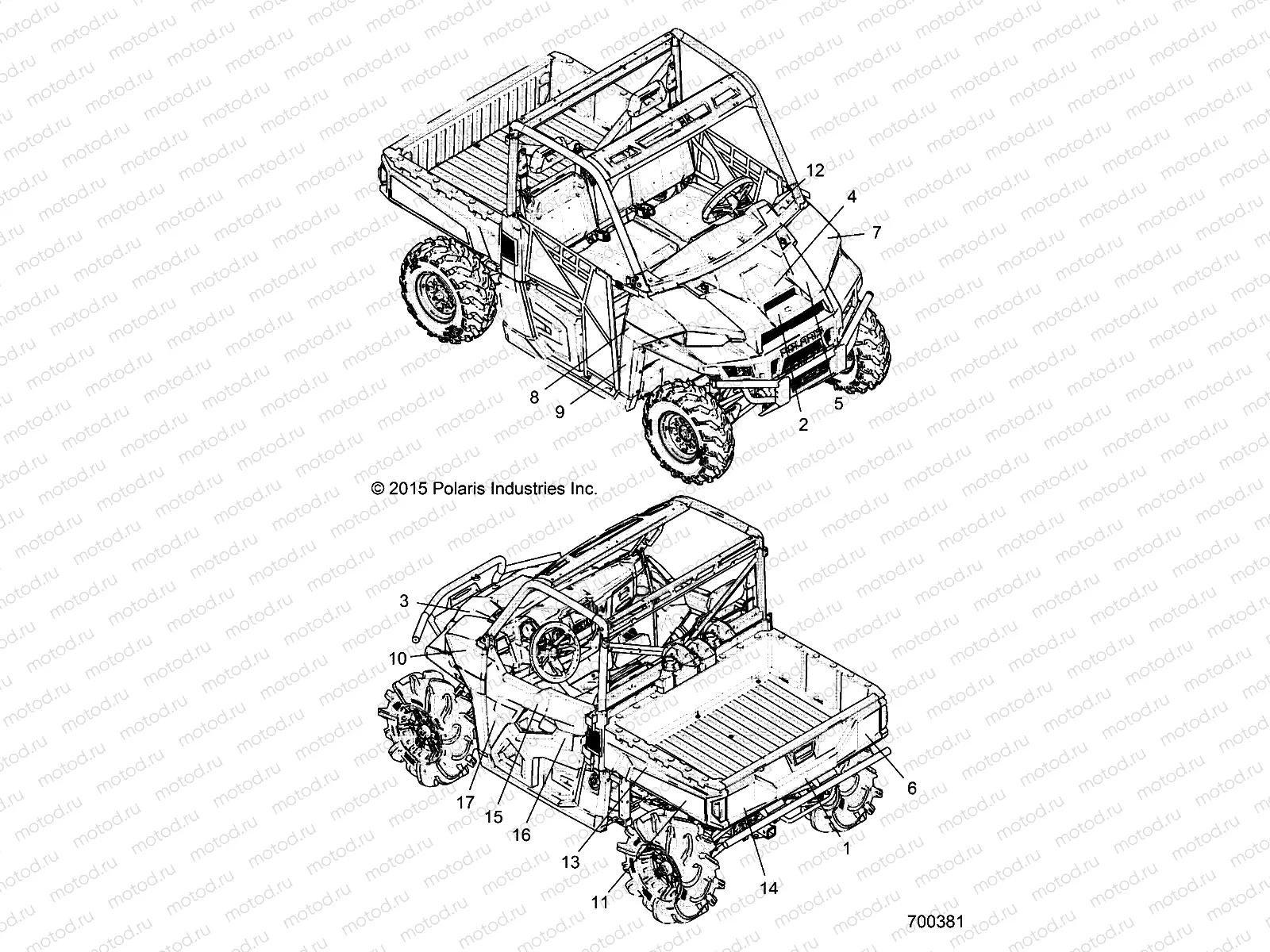 BODY | BODY, DECALS, GRAPHIC - R16RT_87 ALL OPTIONS (700381)