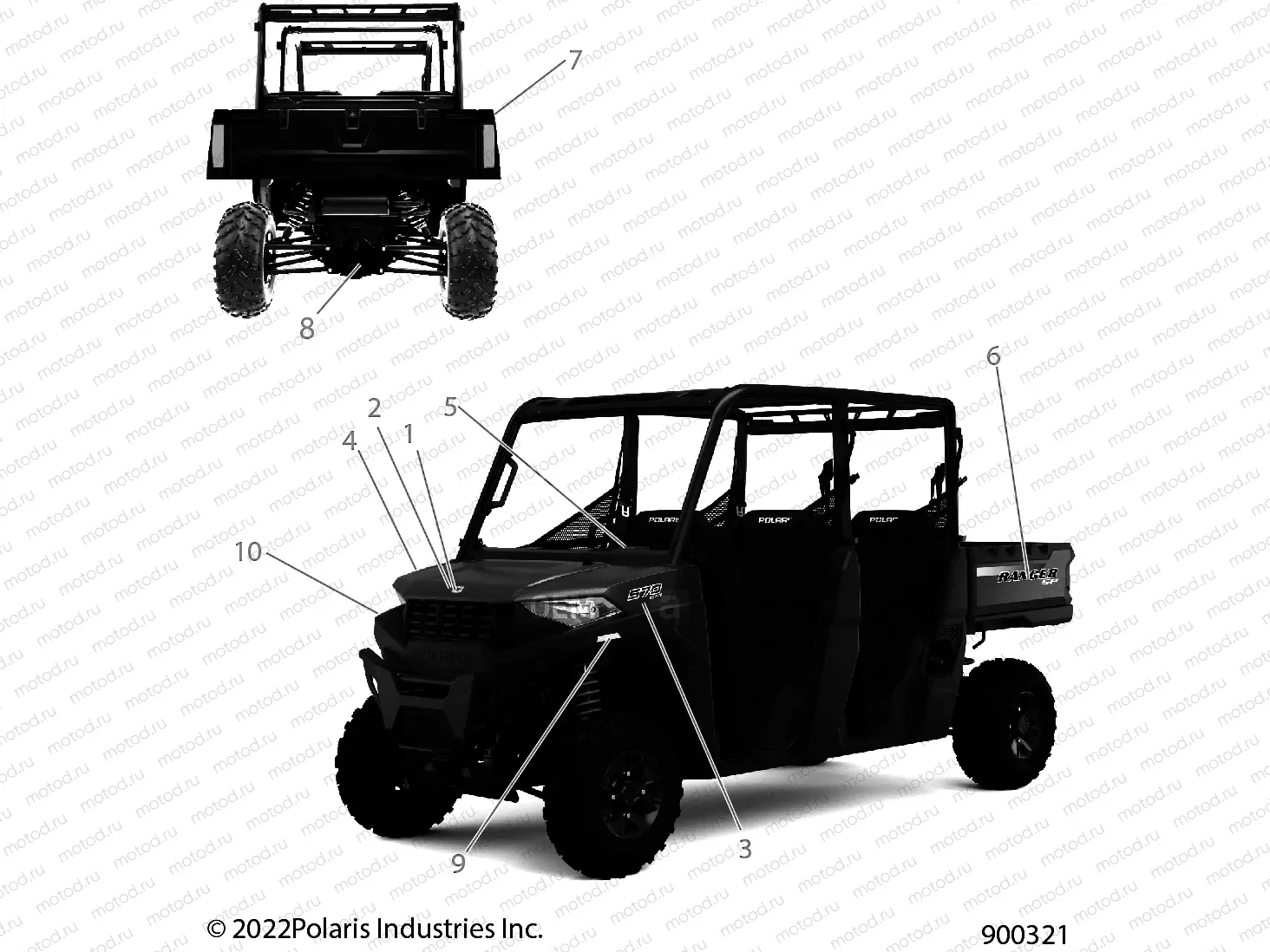 BODY | BODY, DECALS, GRAPHIC- R22M4A57B1/EB5/B9 (900321)