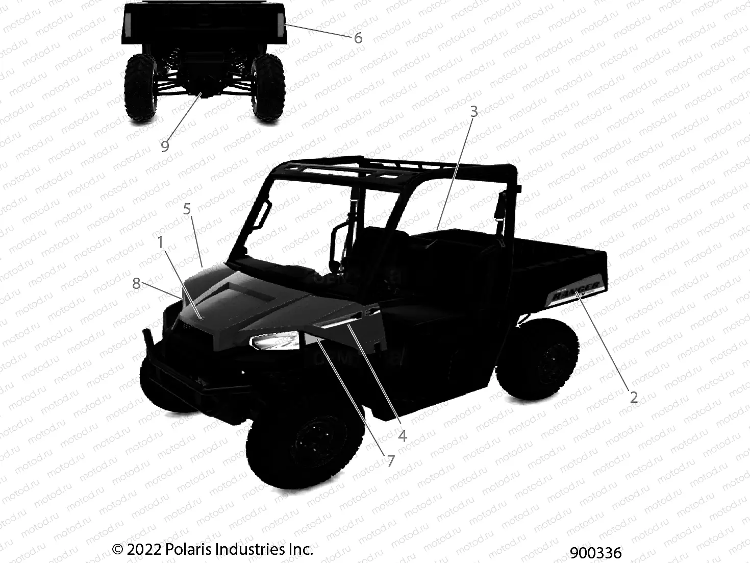 BODY | BODY, DECALS, GRAPHIC - R22MAAE4F4/F9 (900336)