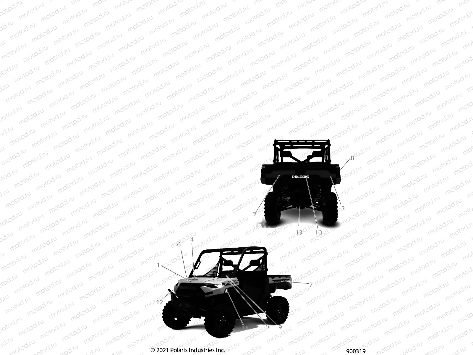 BODY | BODY, DECALS, GRAPHIC - R22RRH99AG/BG (900319)