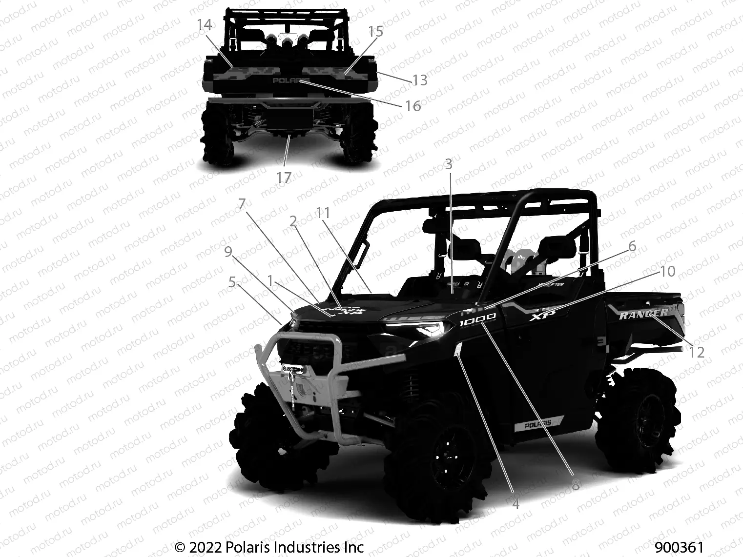 BODY | BODY, DECALS, GRAPHIC - R22RRM99AG (900361)