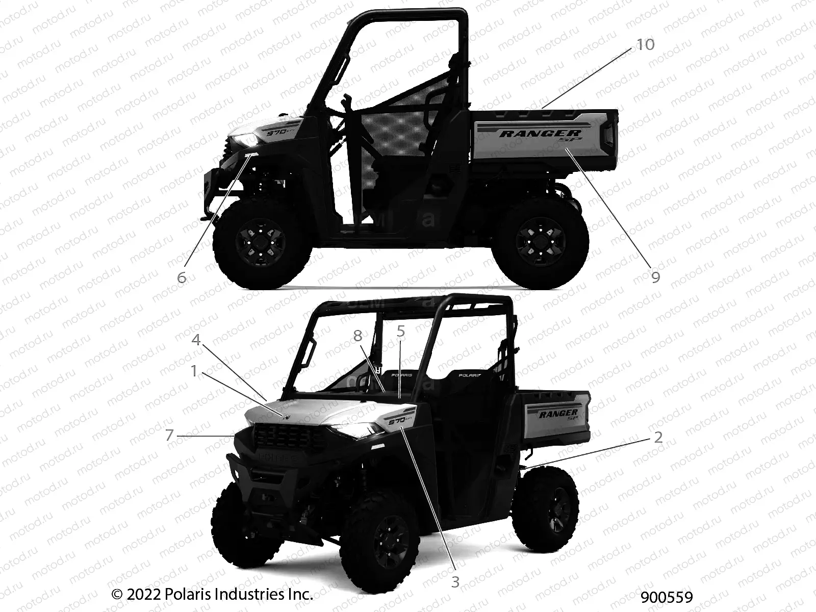 BODY | BODY, DECALS, GRAPHIC- R23MAA57B1/EB4/B9 (900559)