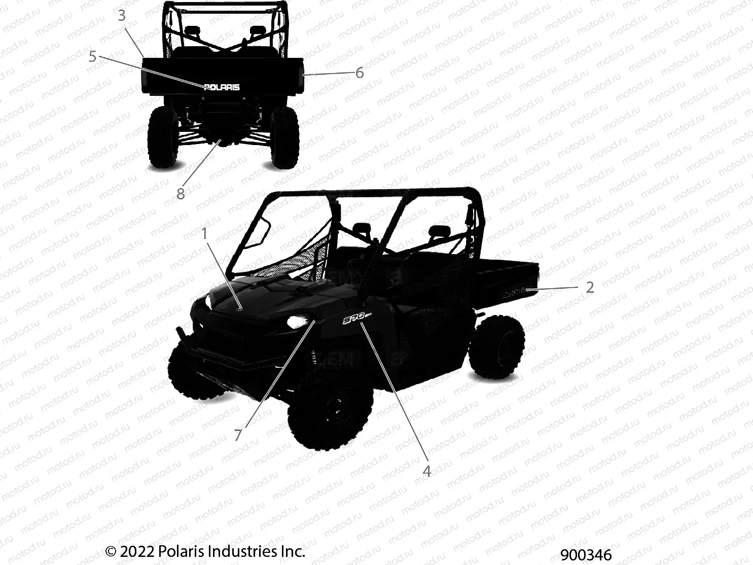 BODY | BODY, DECALS, GRAPHICS - R22CCA57A1/A7 (900346)