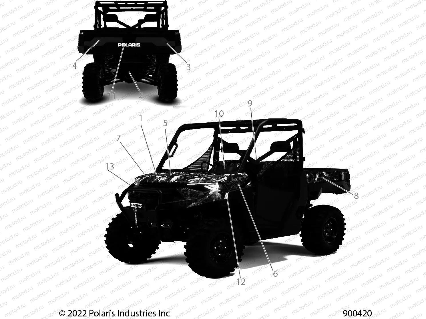 BODY | BODY, DECALS GRAPHICS - R22RRJ99A9/B9 (900420)
