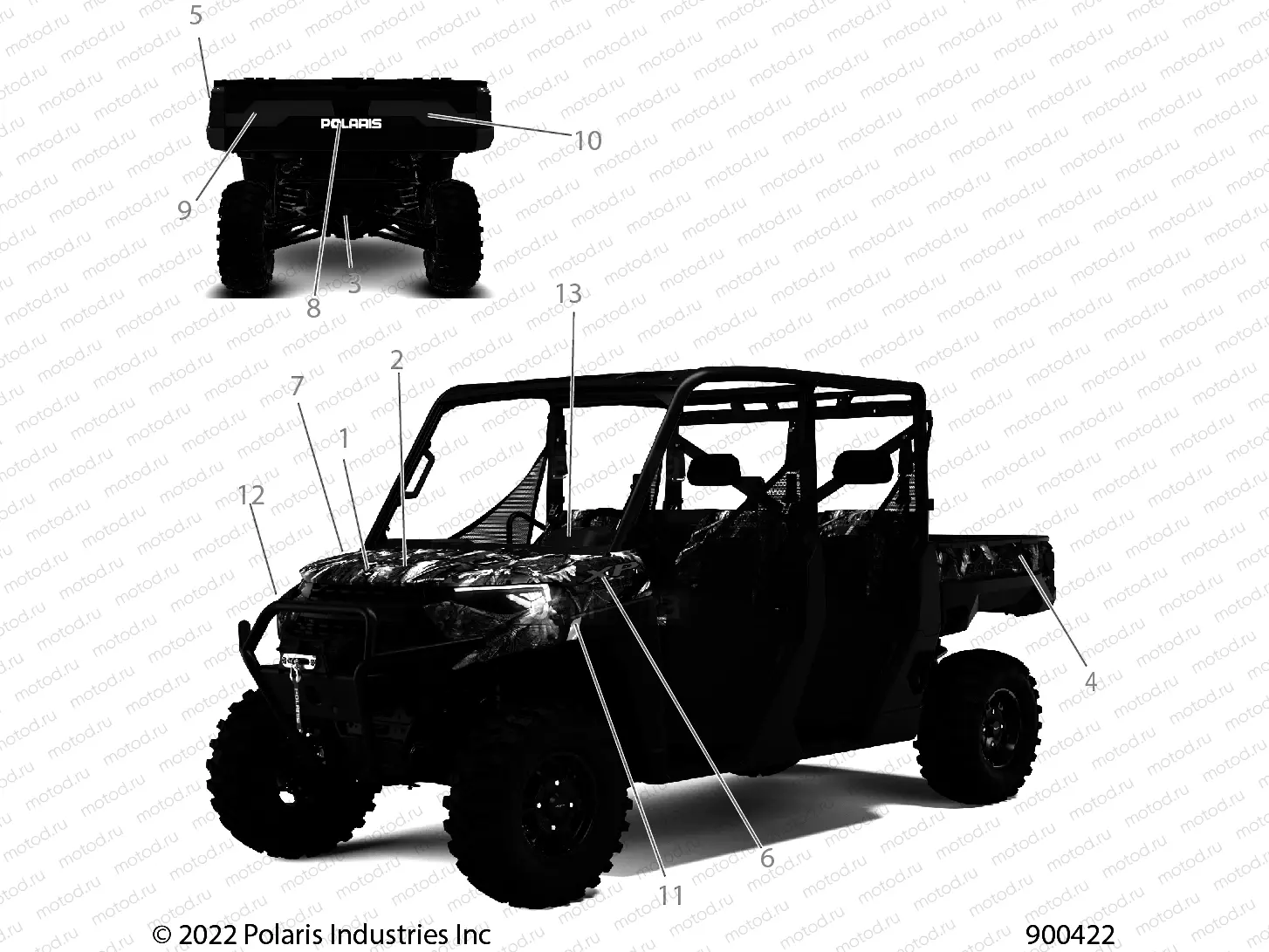 BODY | BODY, DECALS GRAPHICS - R22RSJ99A9/B9 (900422)