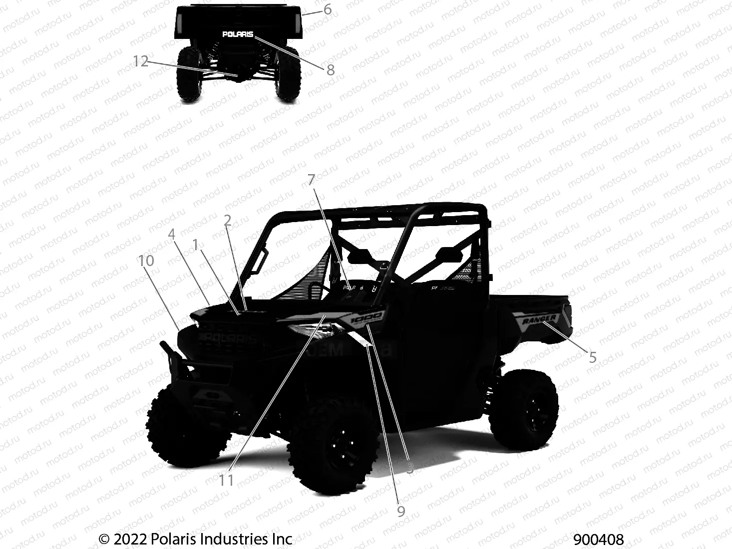 BODY | BODY, DECALS GRAPHICS - R22TAE99AG/AL/AN/A9 (900408)