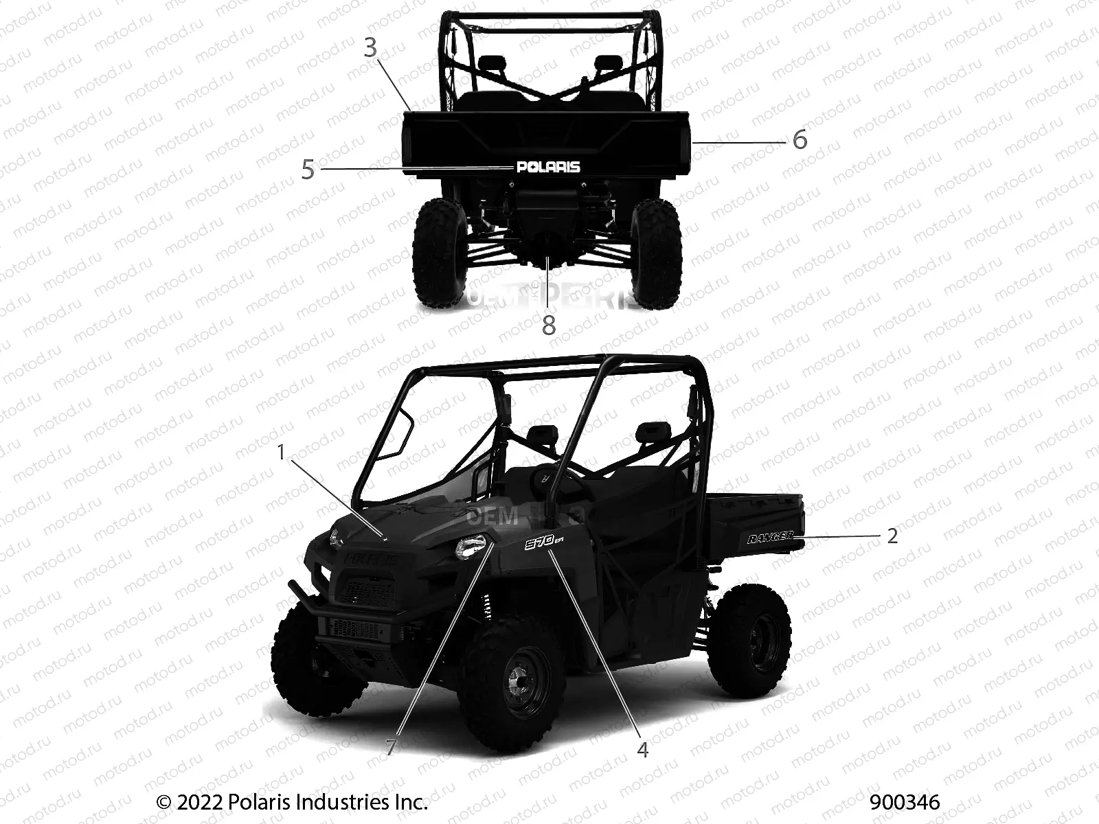 BODY | BODY, DECALS, GRAPHICS - R23CCA57A1/A7 (900346)