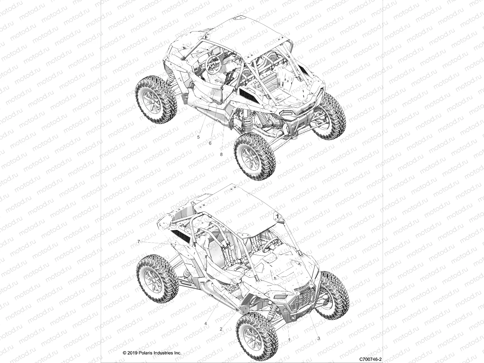 BODY | BODY, DECALS GRAPHICS - Z20PAE92AC/BC (C700746-2)