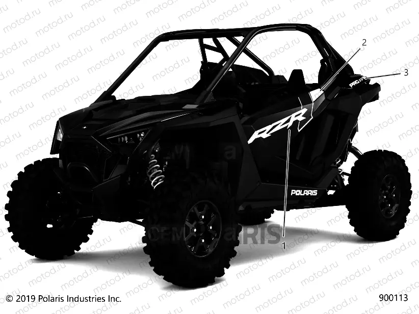 BODY | BODY, DECALS, GRAPHICS - Z20RAE92LT (900113)