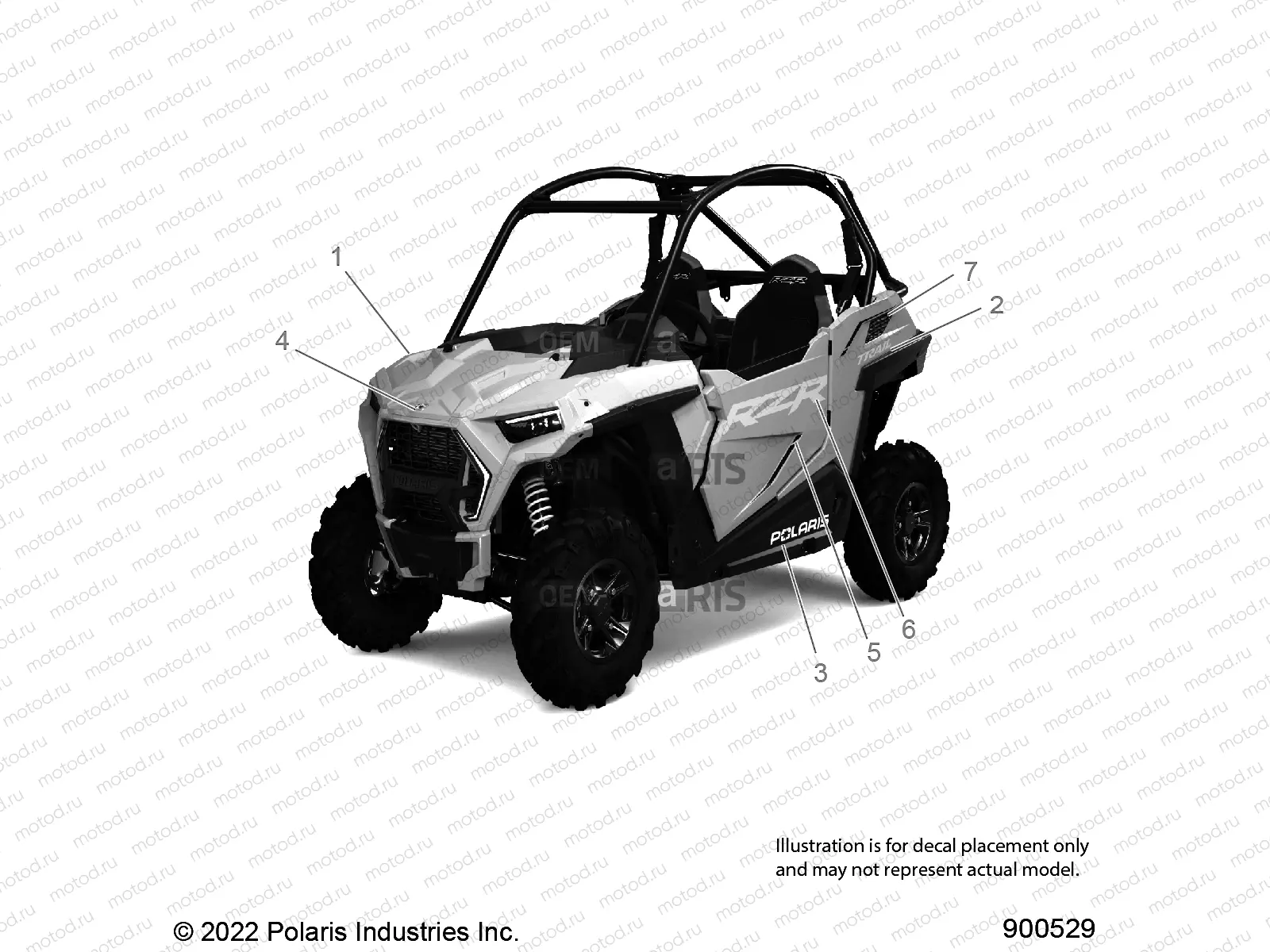 BODY | BODY, DECALS GRAPHICS - Z23A5P87A4/K87A4/A87A2(900529)