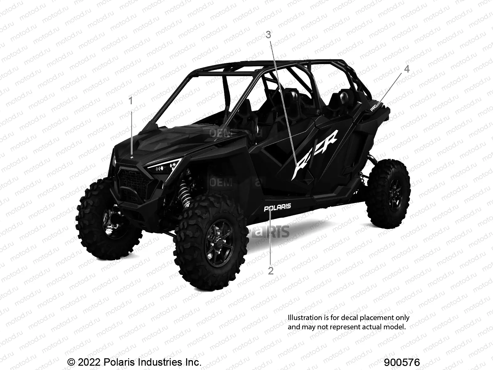 BODY | BODY, DECALS GRAPHICS - Z23G4E92AL/BL (900424)