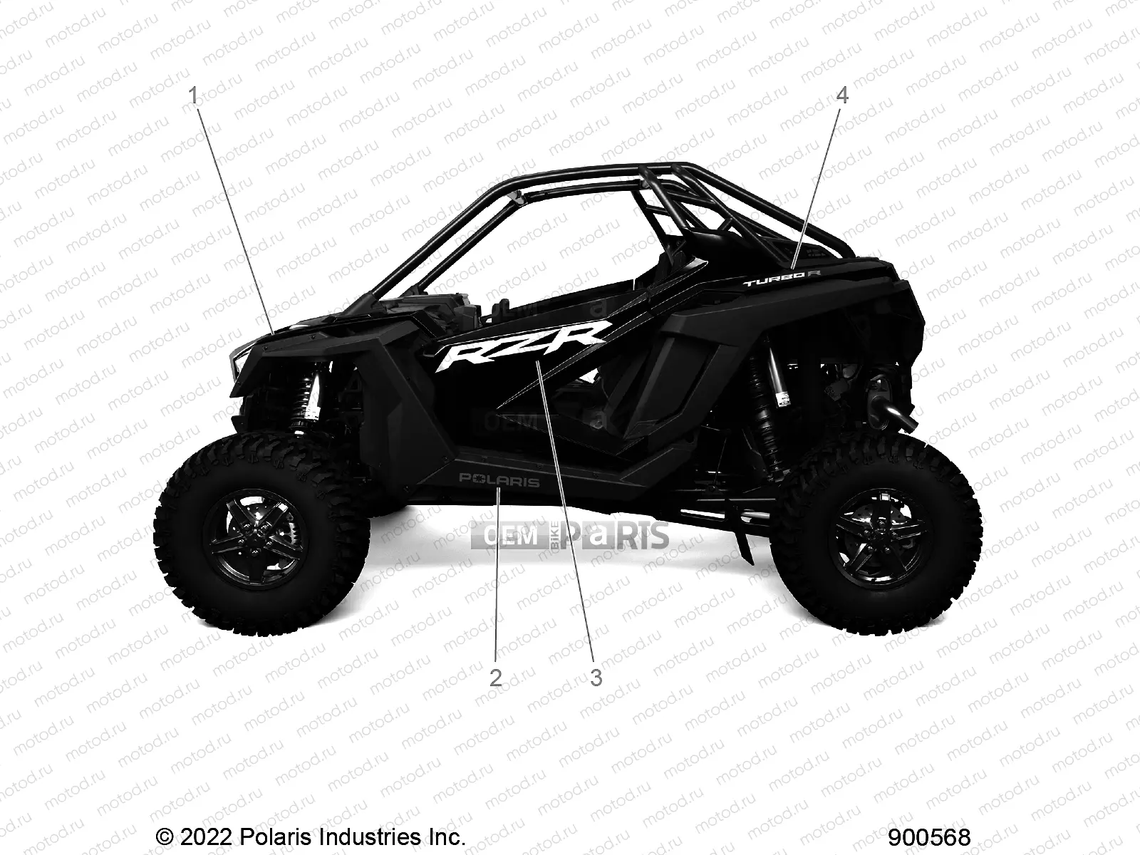 BODY | BODY, DECALS, GRAPHICS - Z23GAE92A/92B (900568)