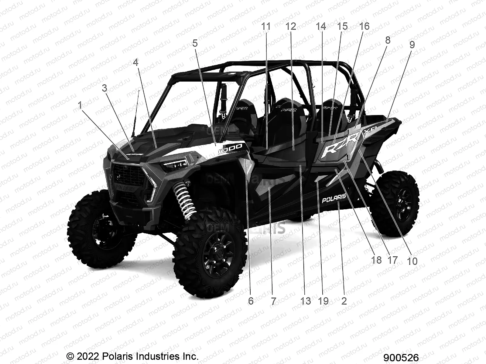 BODY | BODY, DECALS, GRAPHICS - Z23N4K99AR/BR (900526)