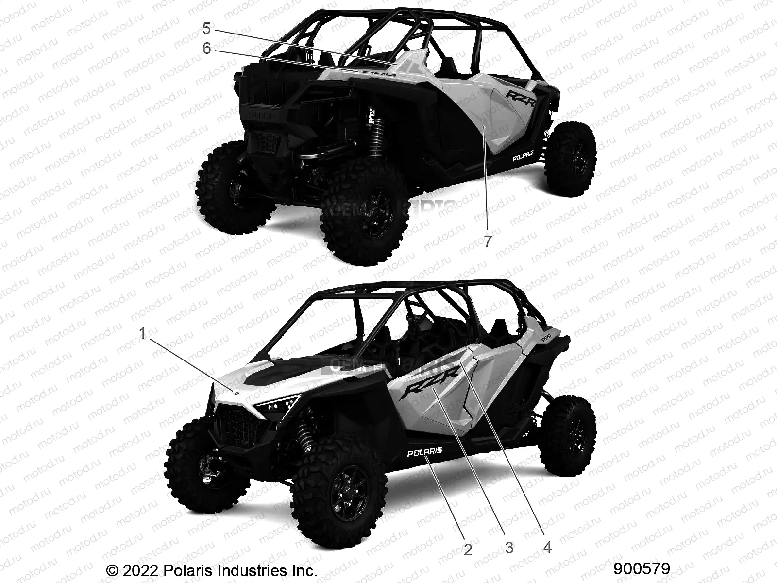 BODY | BODY, DECALS, GRAPHICS - Z23R4E92A/92B (900579)