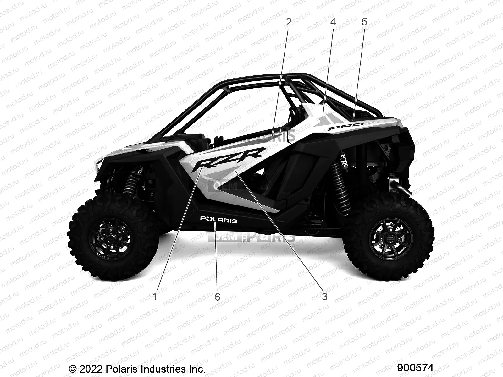 BODY | BODY, DECALS, GRAPHICS - Z23RAE92A/92B (900574)