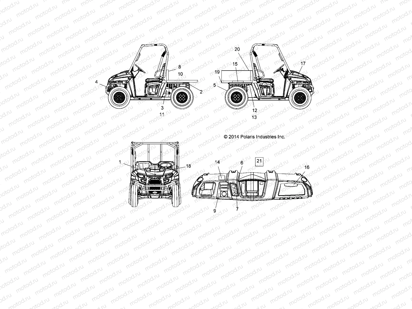 BODY | BODY, DECALS - L15U2NAGMA (49LEVDECAL15MEU)