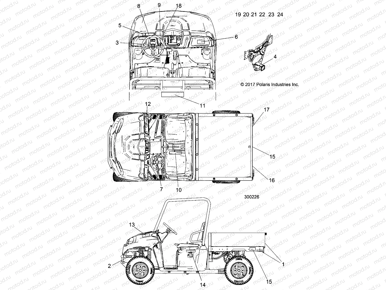 BODY | BODY, DECALS - L20U2NAFLA (300226)