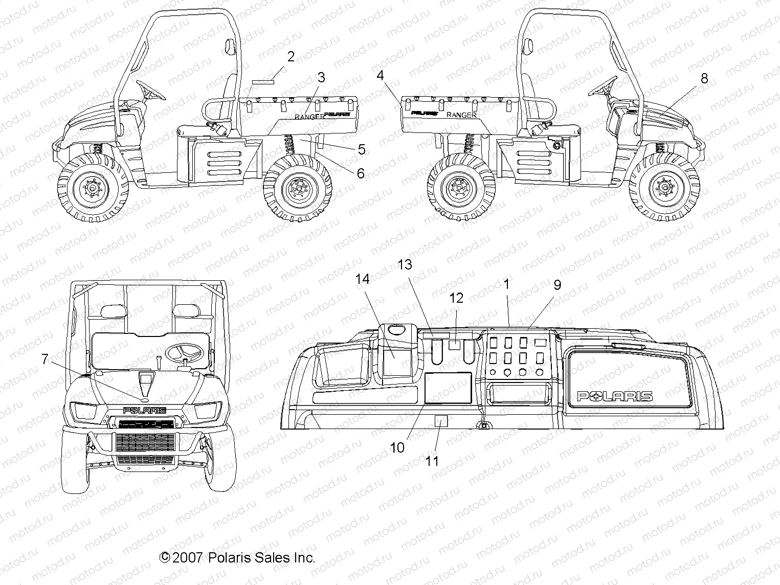 BODY | BODY, DECALS - R08RH50AF/AR/AT (49RGRDECAL08500EFI)