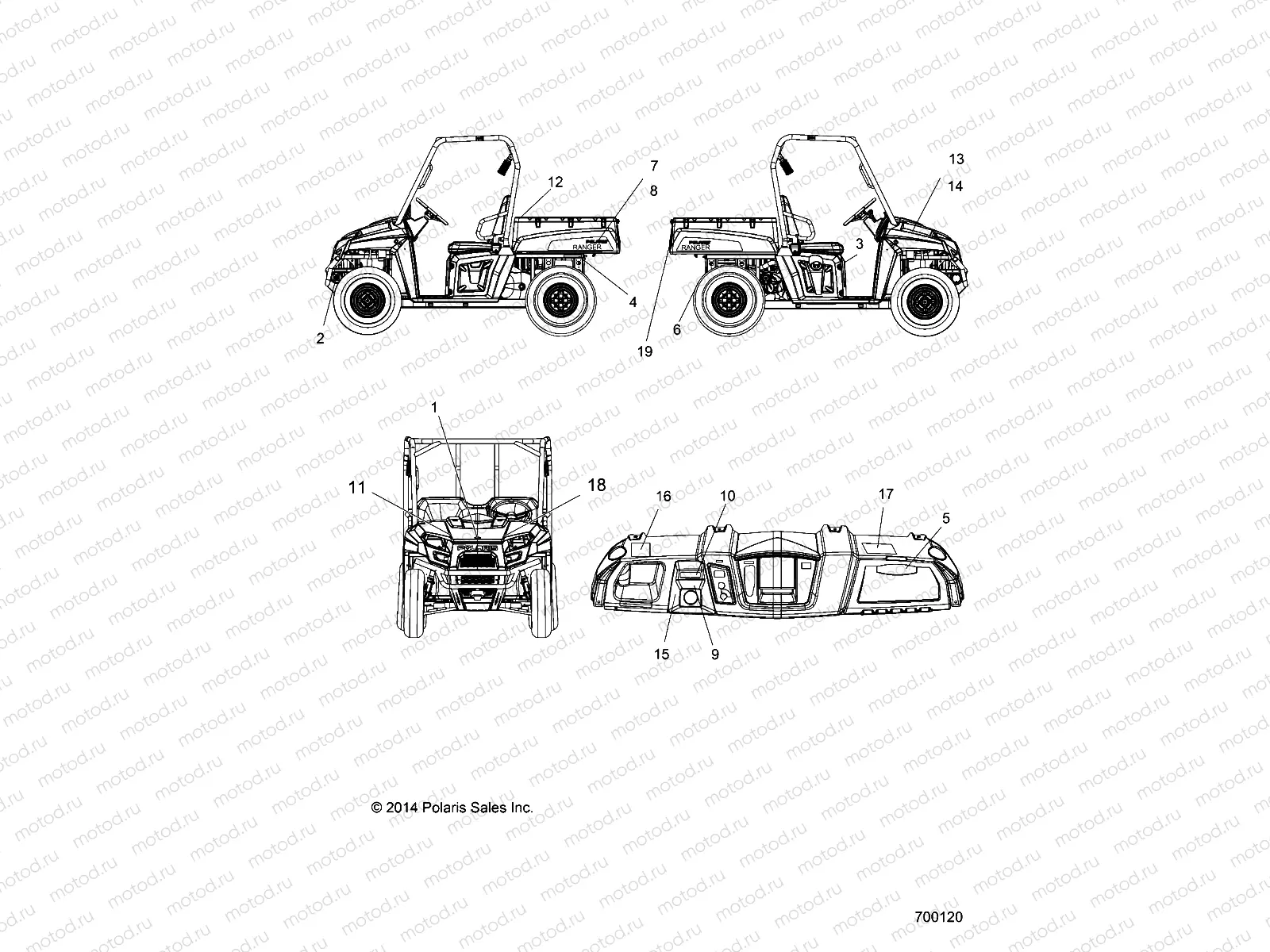 BODY | BODY, DECALS - R15RMA32FA (700120)