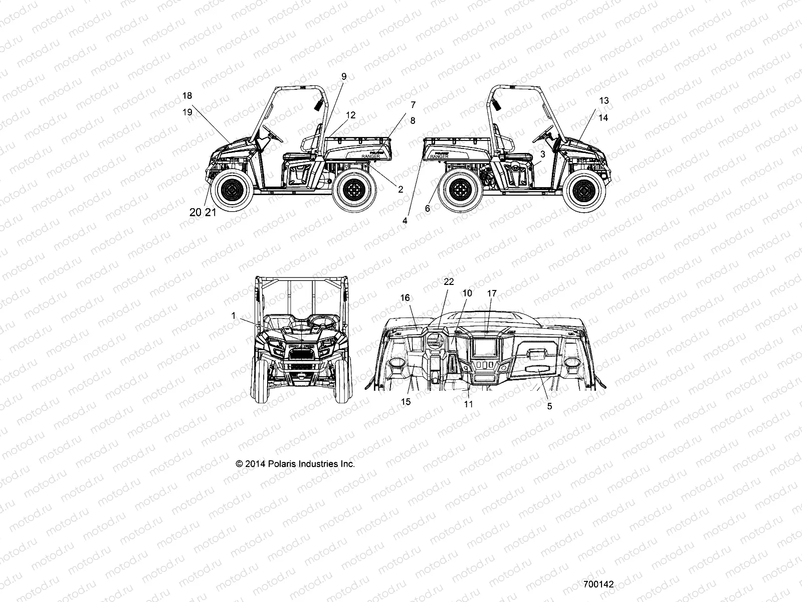BODY | BODY, DECALS - R15RMA57FA (700142)