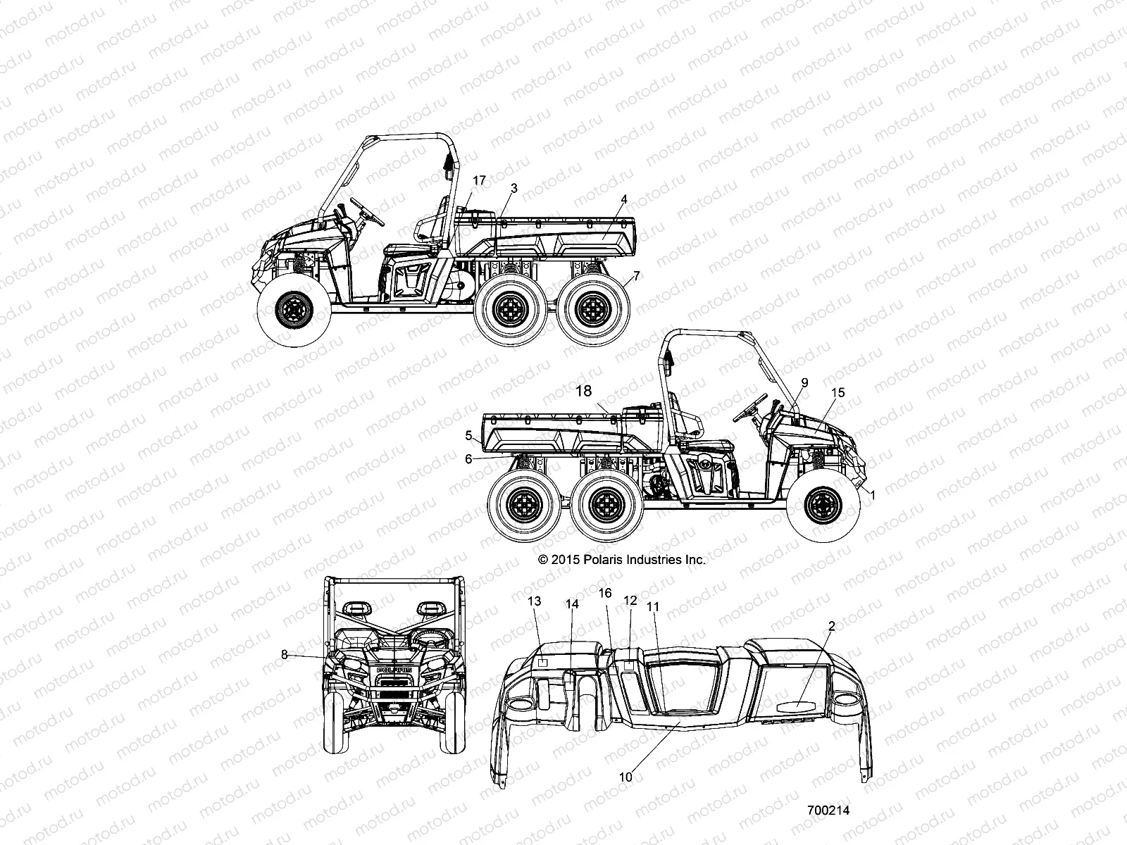 BODY | BODY, DECALS - R16RAA76AA/AJ (700214)