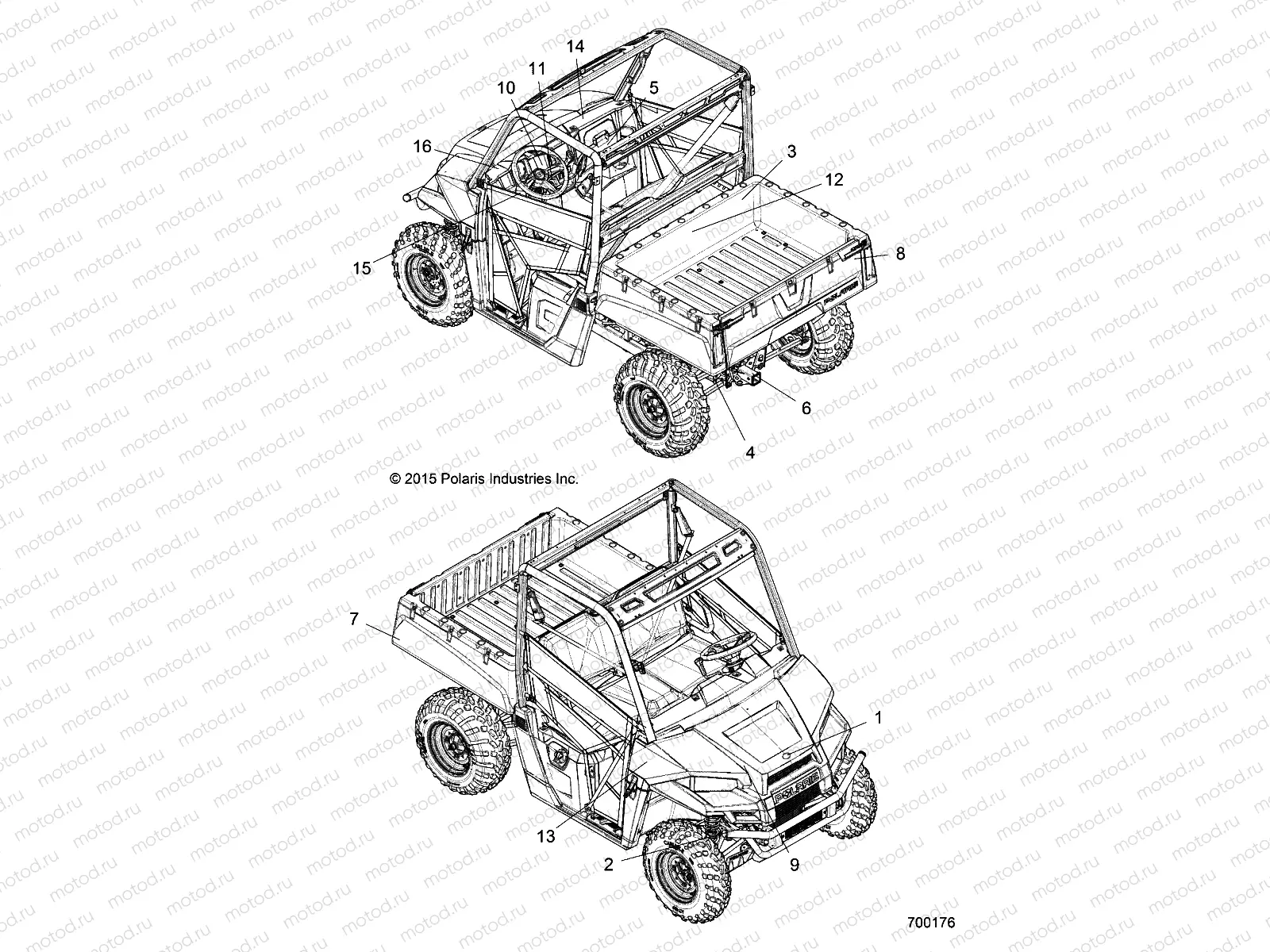BODY | BODY, DECALS - R16RMA32A1/A2 (700176)