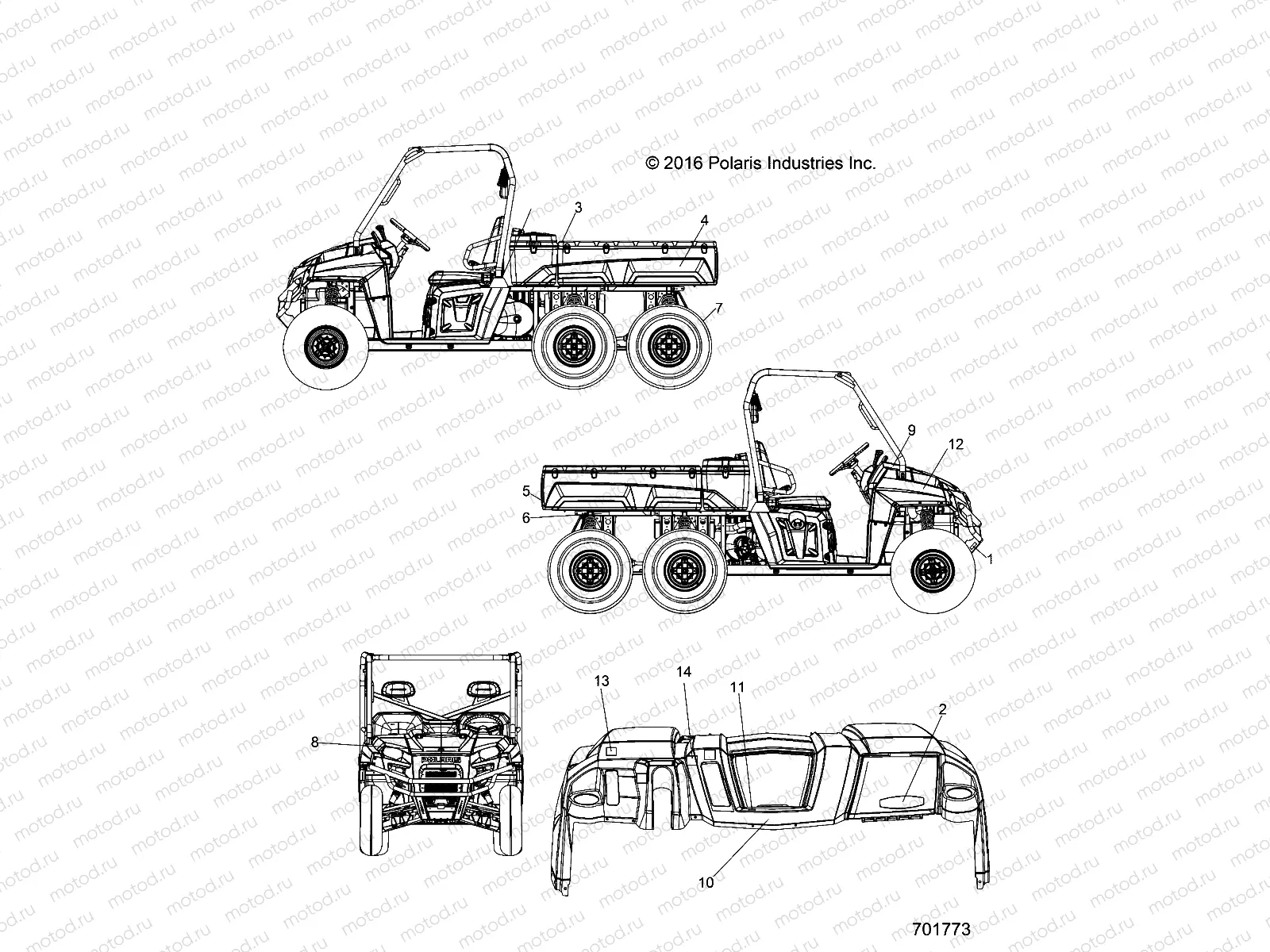 BODY | BODY, DECALS - R17RAA76NA (700214)