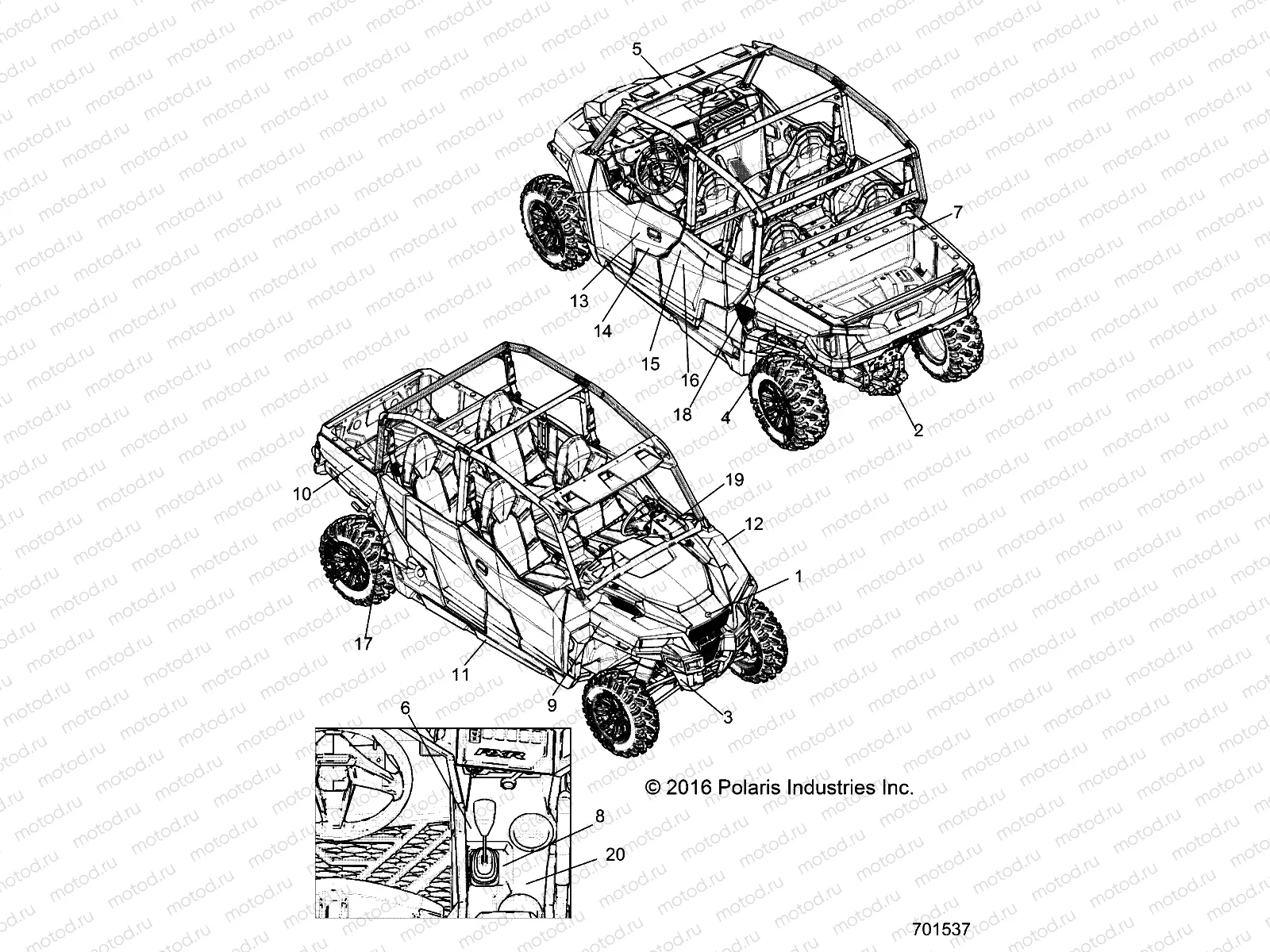 BODY | BODY, DECALS - R17RHE99NU (701537)