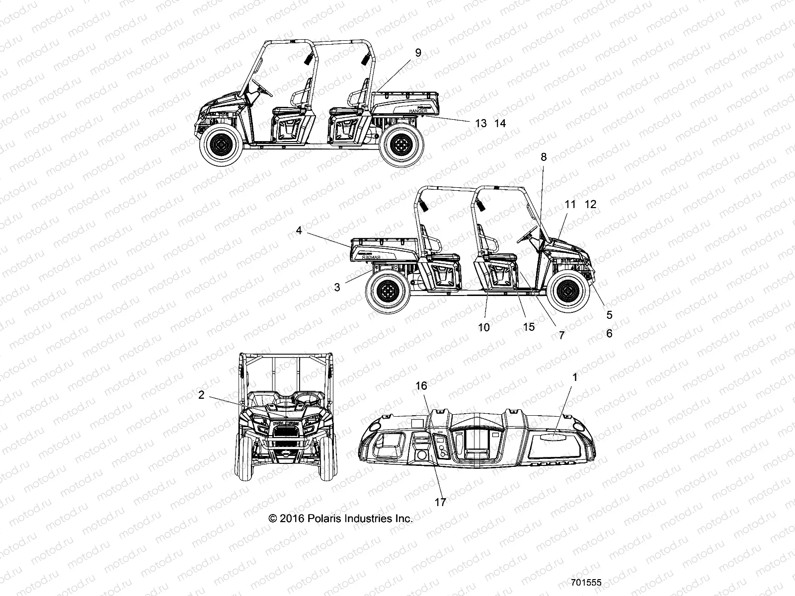 BODY | BODY, DECALS - R17RVAD1N1 (701555)