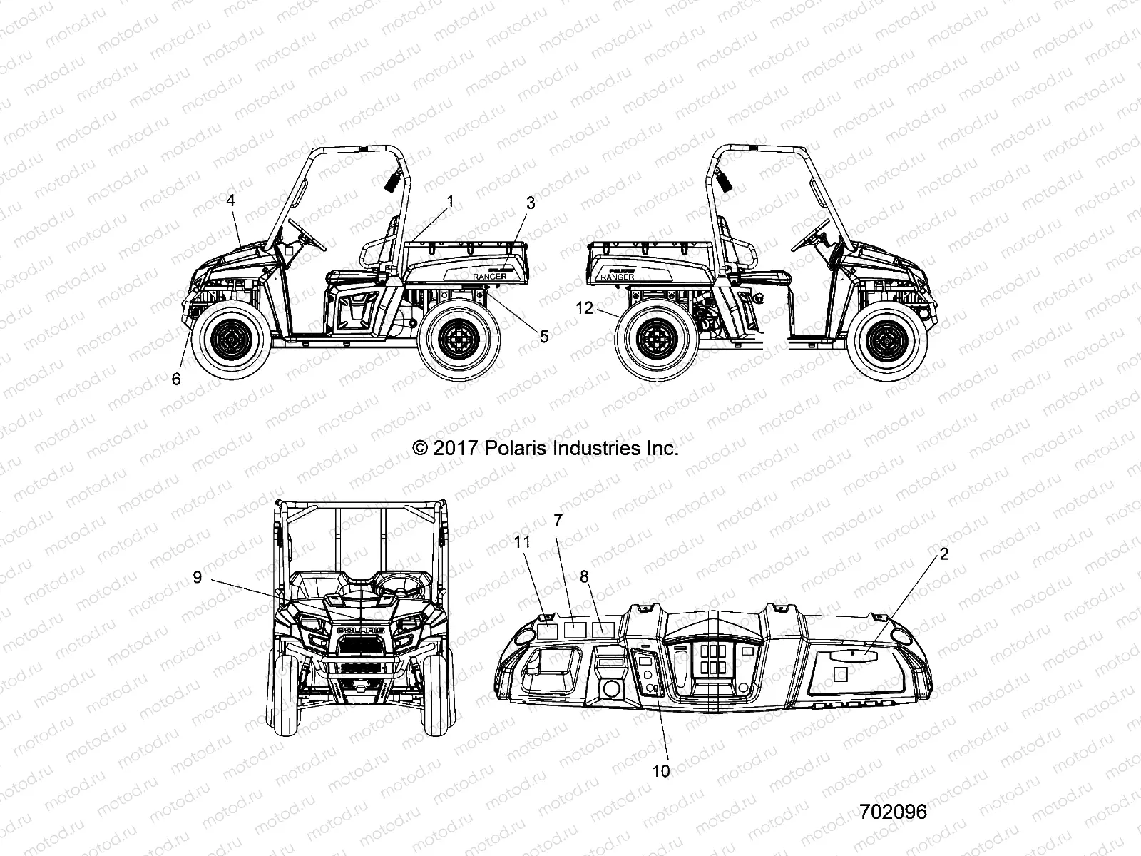 BODY | BODY, DECALS - R18RMAE4N8 (702096)