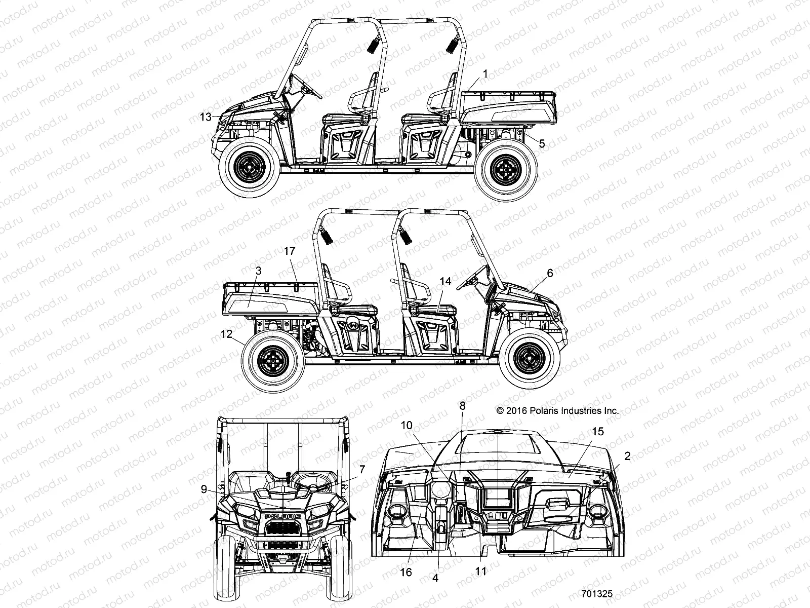 BODY | BODY, DECALS - R18RNA57B1/B9/EBV (701325)