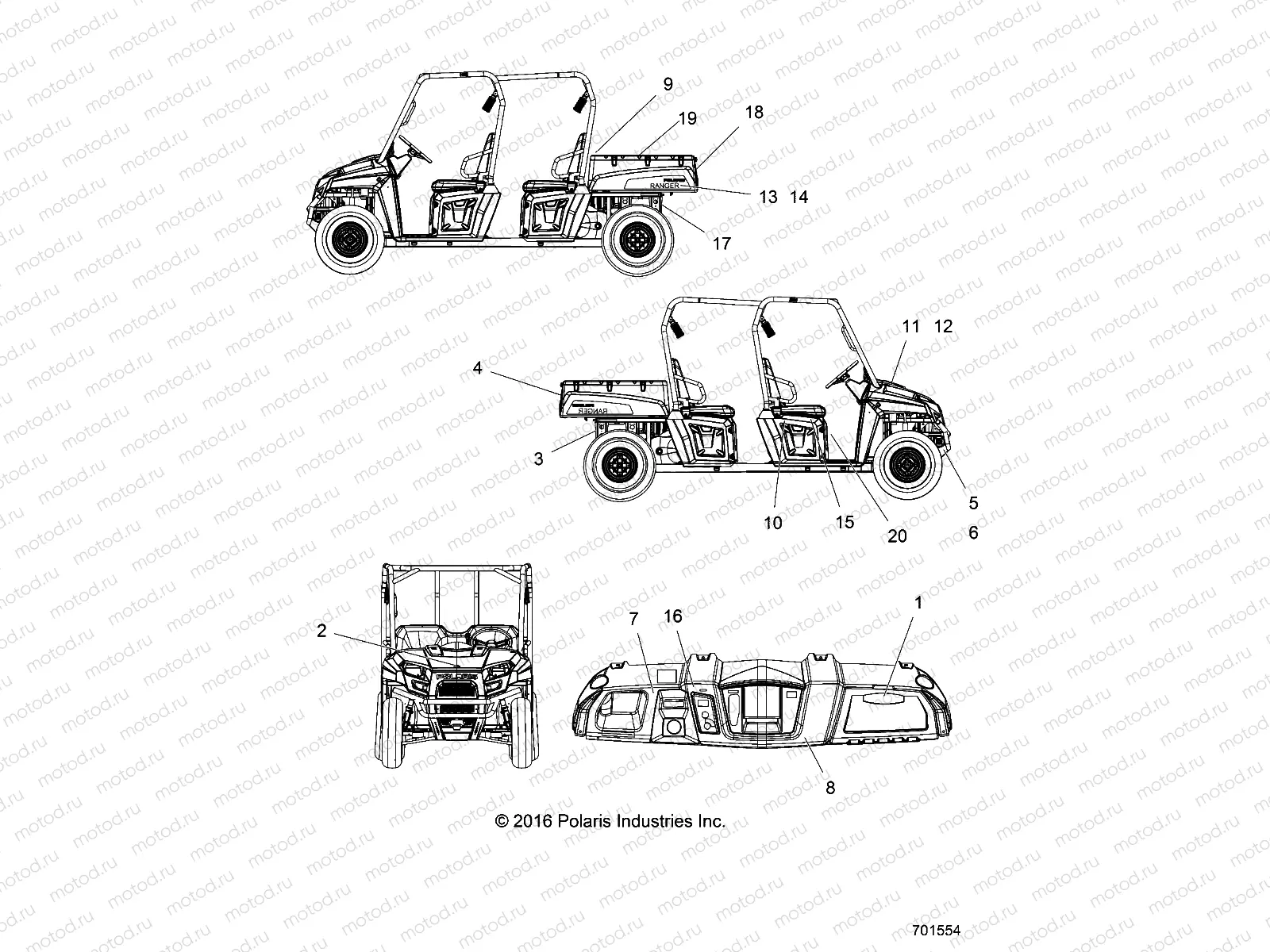 BODY | BODY, DECALS - R18RVAD1B1 (701554)