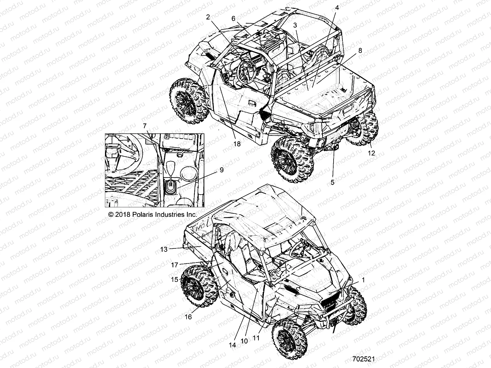 BODY | BODY, DECALS - R19RGE99F2/FF/SC2/SFF/PCF/PFF (702521)