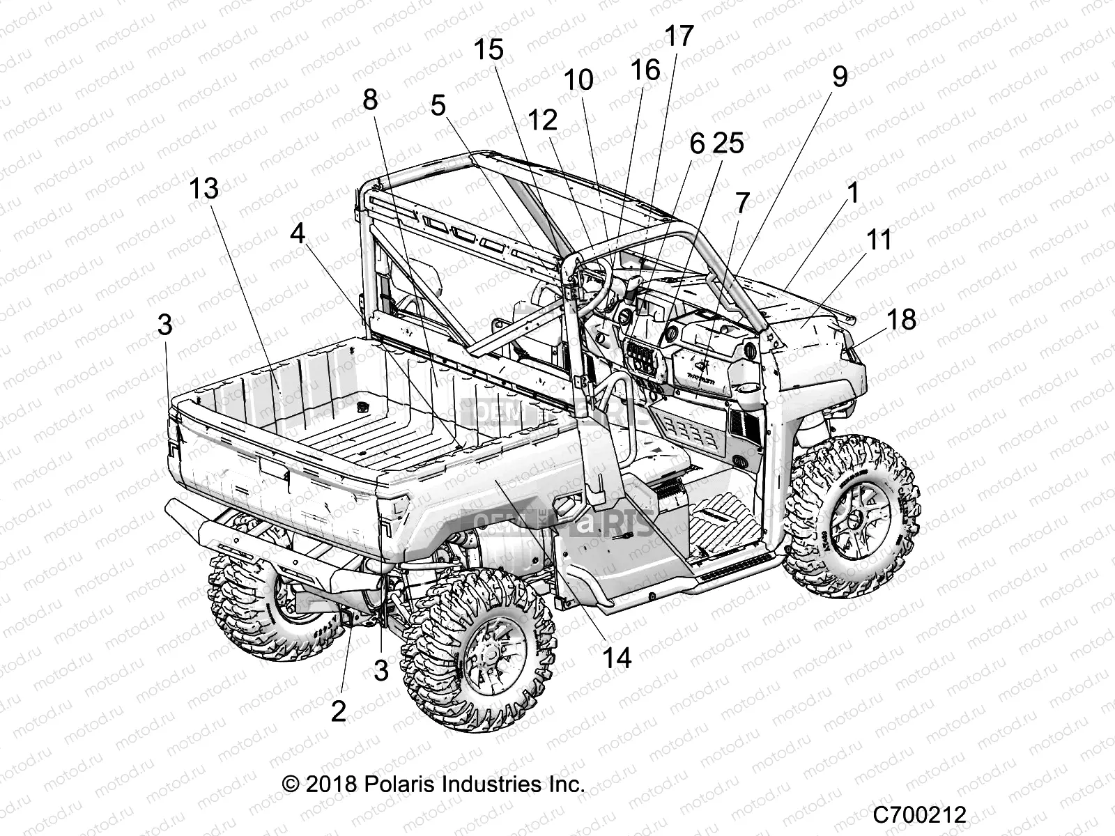 BODY | BODY, DECALS - R19RMA57B1/B9/L7/EBX (C700212)